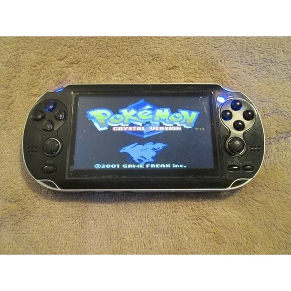 Retro Game Console Black With Games
